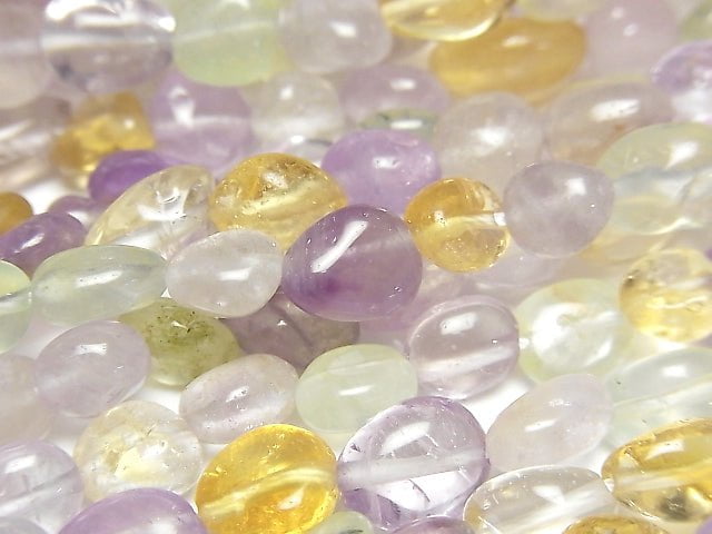 [Video] Mixed Stone Nugget 1strand beads (aprx.15inch / 37cm)