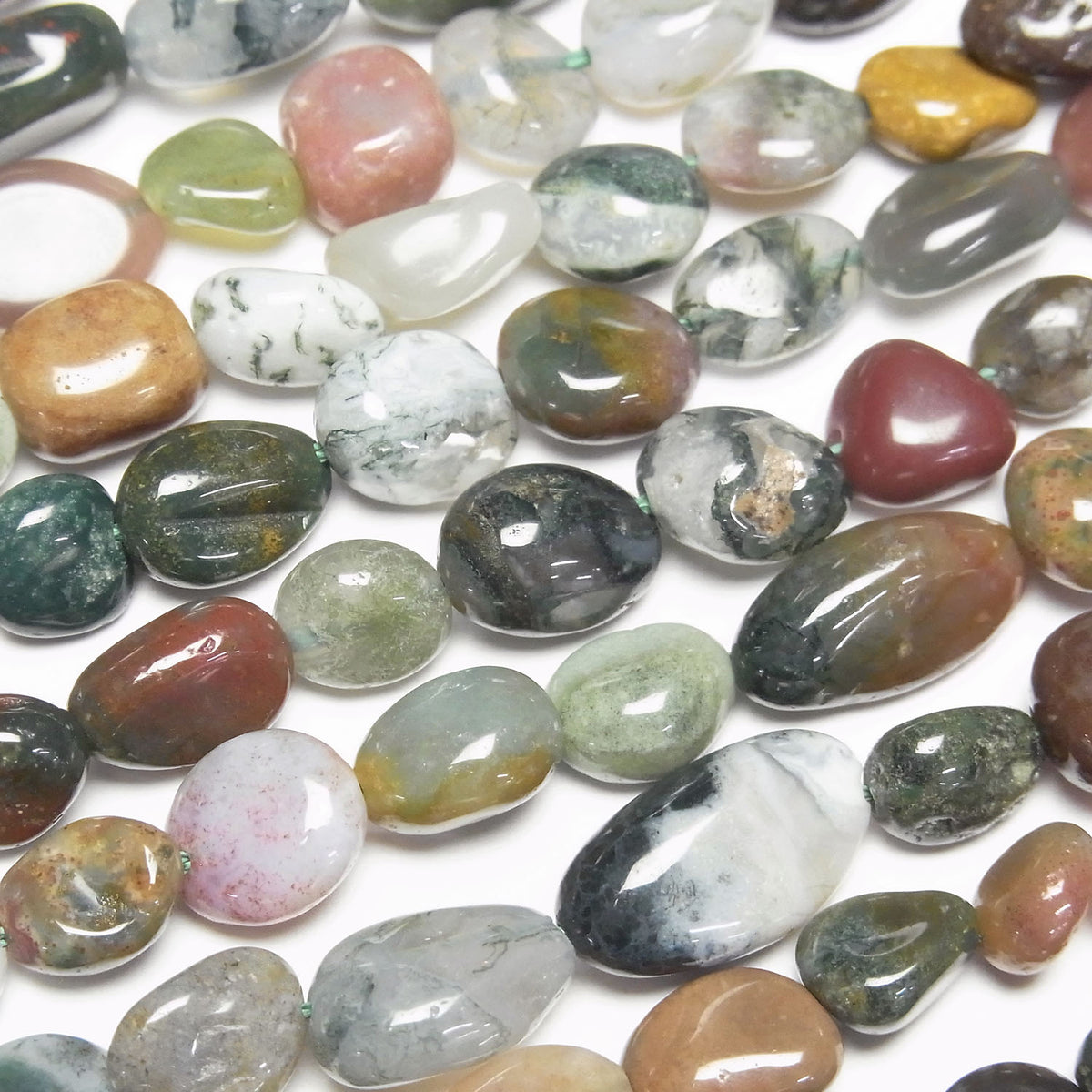 1strand $3.79! Indian Agate Small Size Nugget 1strand beads (aprx.15inch / 37cm)