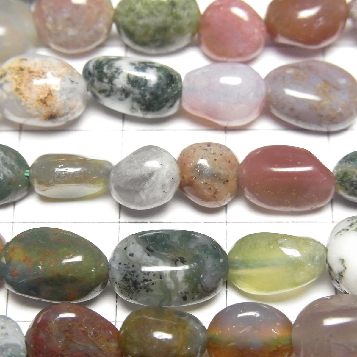 1strand $3.79! Indian Agate Small Size Nugget 1strand beads (aprx.15inch / 37cm)