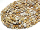 [Video] Fossil Coral  Nugget  1strand beads (aprx.15inch/37cm)