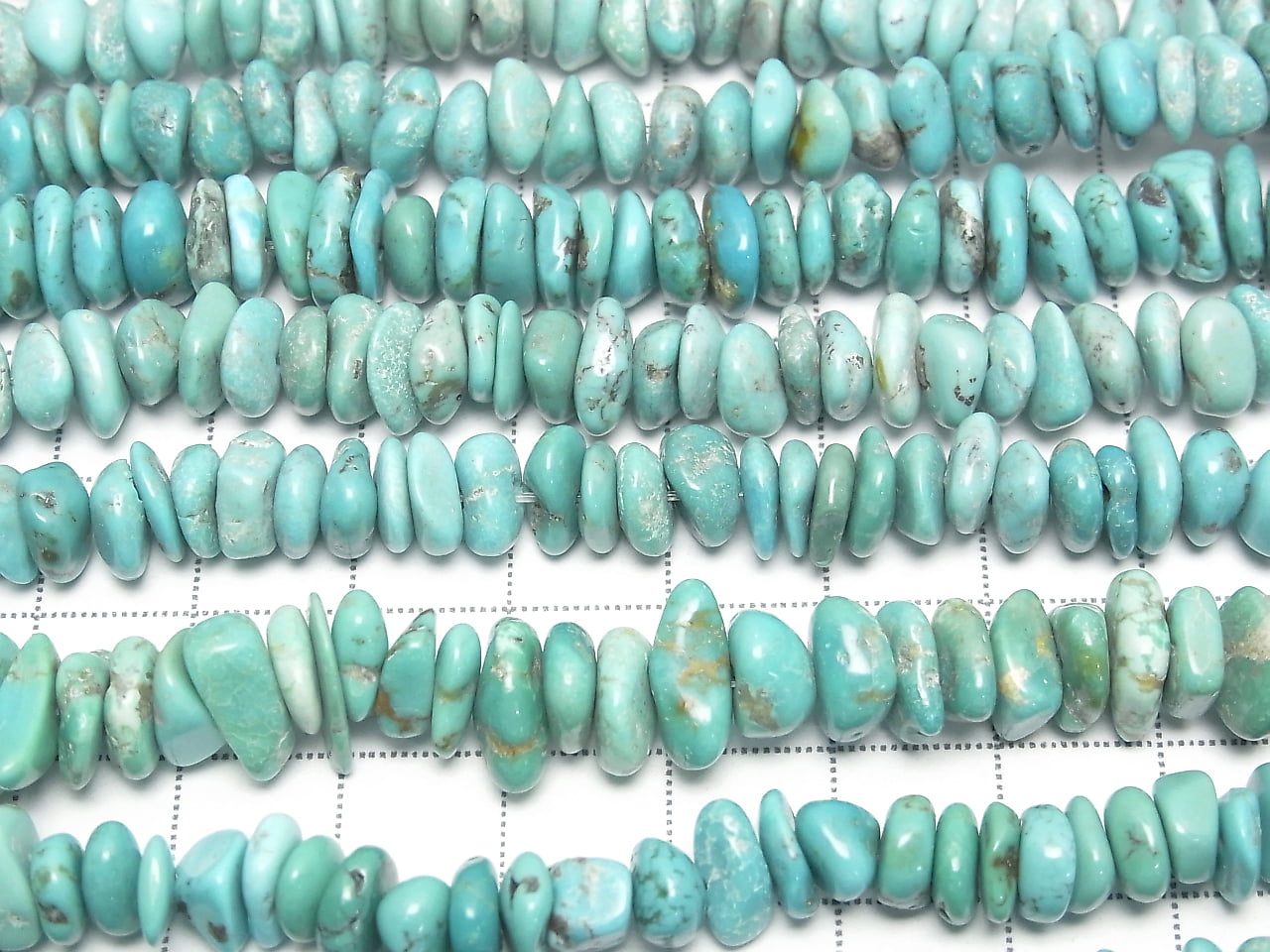 1strand $12.99! Turquoise AA++ Chips (Small Nugget ) 1strand beads (aprx.15inch/36cm)