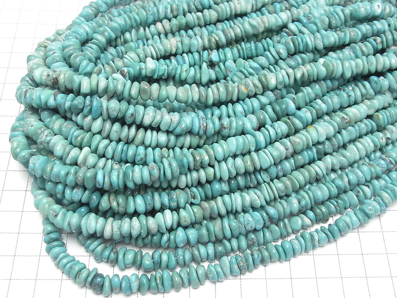 1strand $12.99! Turquoise AA++ Chips (Small Nugget ) 1strand beads (aprx.15inch/36cm)