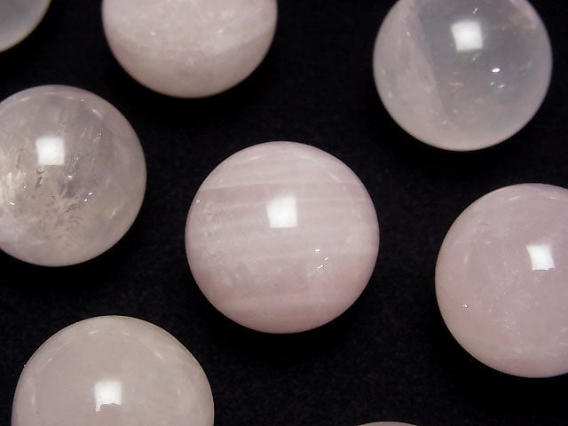 [Video] Rose Quartz AA++ Sphere, Round 20mm 3pcs $6.79!