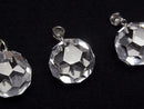 [Video] Crystal AAA+ "Bucky Ball" Faceted Round 16mm Pendant Silver925 1pc