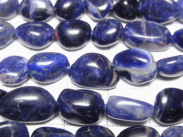 [Video] Sodalite AA+ Nugget  1strand beads (aprx.15inch/38cm)