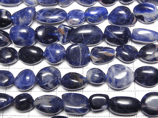 [Video] Sodalite AA+ Nugget  1strand beads (aprx.15inch/38cm)