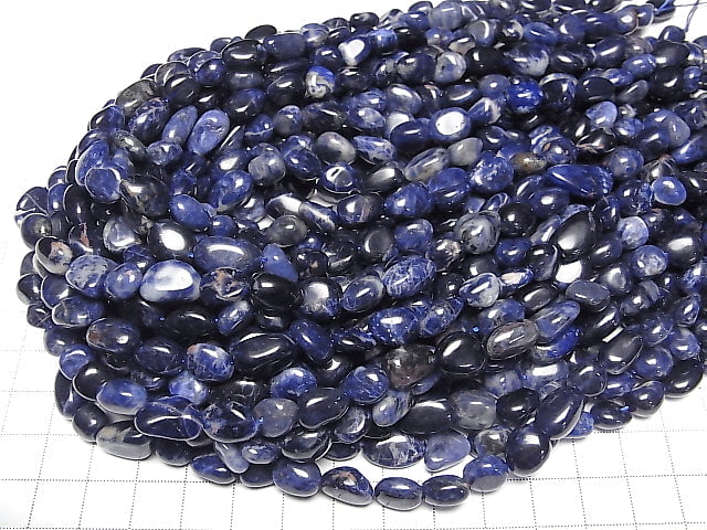 [Video] Sodalite AA+ Nugget  1strand beads (aprx.15inch/38cm)