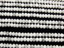 High Quality!  1strand $9.79! Howlite Magnesite  Faceted Button Rondelle 3x3x2mm 1strand beads (aprx.15inch/37cm)