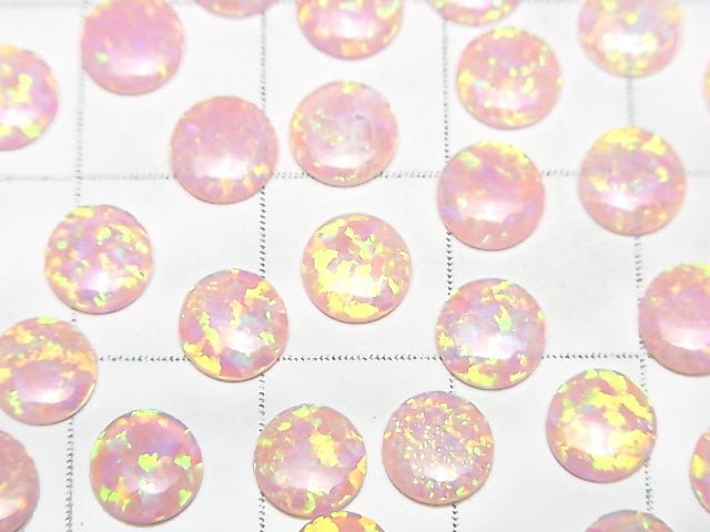 Kyoto Opal Round Cabochon 6x6x1.5 mm [Light Pink] 3pcs $4.79!