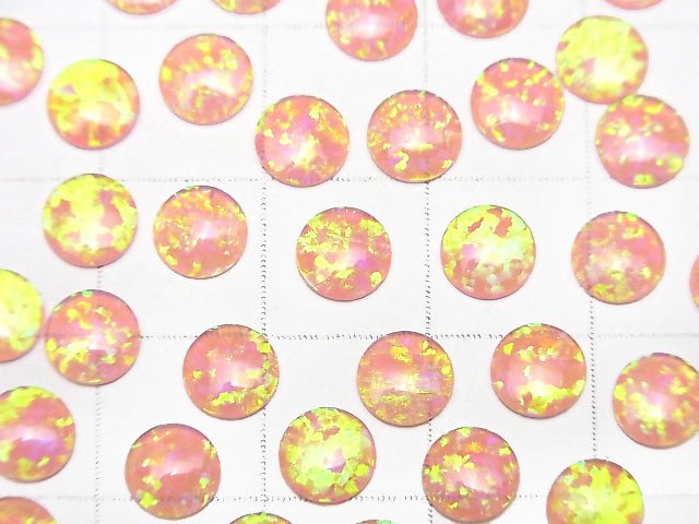 Kyoto Opal Round Cabochon 6 x 6 x 1.5 mm [Pink] 3pcs $4.79!
