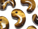 [Video]Yellow Tiger's Eye AAA- Comma Shaped Bead 30x20mm 3pcs