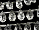 [Video] High Quality Crystal AAA Carved Pear shape Faceted 12x8mm 1strand (8pcs)