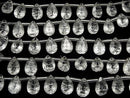 [Video] High Quality Crystal AAA Carved Pear shape Faceted 12x8mm 1strand (8pcs)