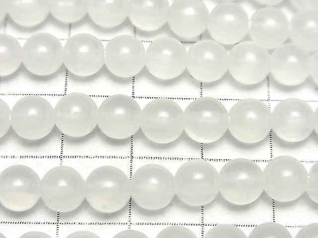Selenite (Gypsum) Round 6mm 1strand beads (aprx.15inch / 38cm)