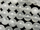 Selenite (Gypsum) Round 10mm half or 1strand beads (aprx.15inch/36cm)