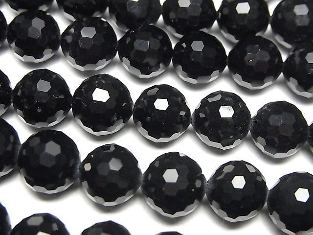 High Quality!  Onyx AAA 128Faceted Round 10mm half or 1strand beads (aprx.15inch/38cm)