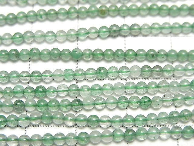 Green Aventurine Round 2mm 1strand beads (aprx.15inch/38cm)