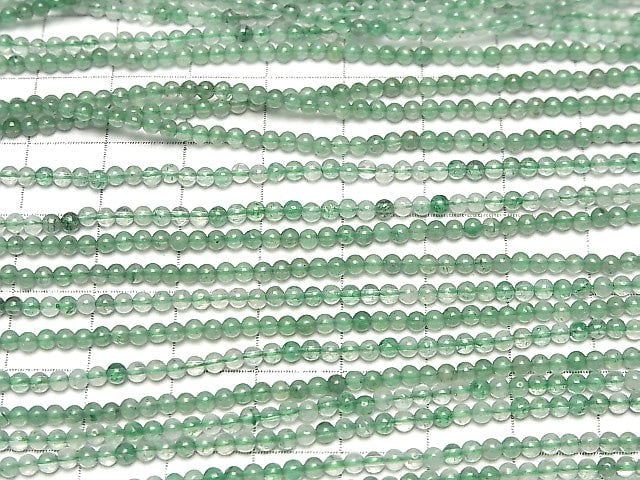 Green Aventurine Round 2mm 1strand beads (aprx.15inch/38cm)
