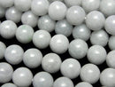 [Video] Burmese White Jadeite (Jadeite) AA+ Round 8mm half or 1strand beads (aprx.15inch/37cm)
