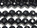 High Quality!  Onyx AAA 64Faceted Round 8mm 1strand beads (aprx.15inch/37cm)