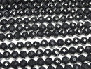High Quality!  Onyx AAA 64Faceted Round 8mm 1strand beads (aprx.15inch/37cm)
