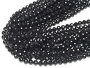 High Quality!  Onyx AAA 64Faceted Round 8mm 1strand beads (aprx.15inch/37cm)
