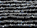 [Video] High Quality Rainbow Moonstone AAA Pear shape Faceted half or 1strand beads (aprx.7inch / 19cm)