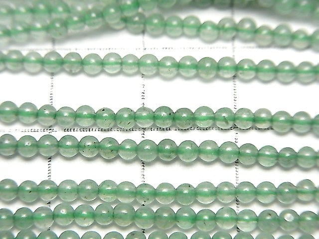Green Aventurine Round 2mm 1strand beads (aprx.15inch / 38cm)