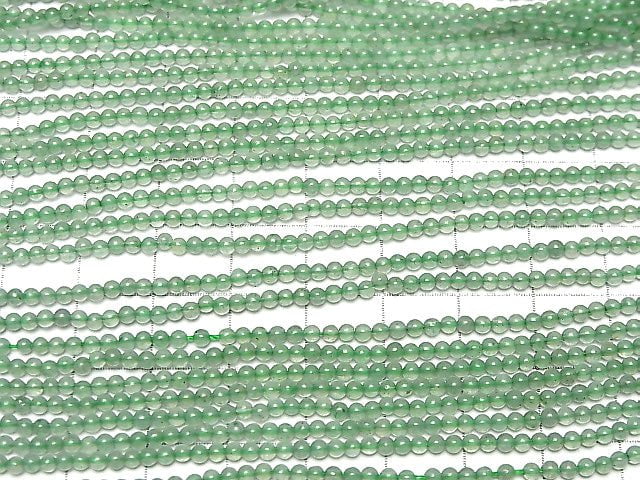 Green Aventurine Round 2mm 1strand beads (aprx.15inch / 38cm)