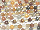 [Video] Multicolor Rutilated Quartz AA++ Round 10mm half or 1strand beads (aprx.15inch/38cm)