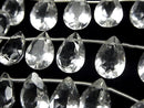 [Video] High Quality Crystal AAA Pear shape Faceted 14x10mm half or 1strand (8pcs ).