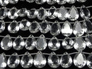 [Video] High Quality Crystal AAA Pear shape Faceted 18x13x7mm half or 1strand (8pcs ).