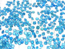 [Video]High Quality Neon Blue Apatite AAA- Loose stone Round Faceted 3x3mm 10pcs