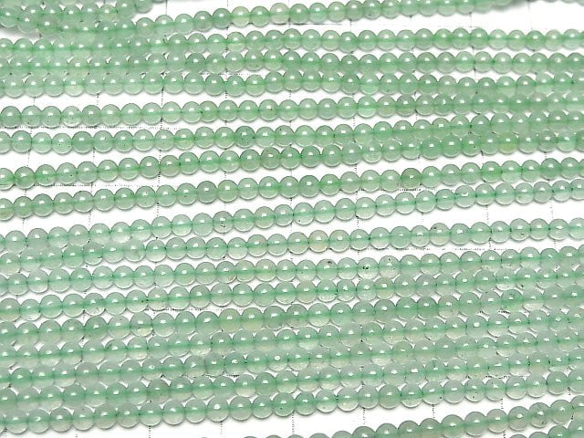 1strand $3.79! Green Aventurine Round 3mm 1strand beads (aprx.15inch / 38cm)