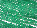 High Quality! Green Onyx AAA Faceted Round 2mm 1strand beads (aprx.15inch/37cm)