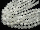 Selenite (Gypsum) Round 12mm half or 1strand beads (aprx.15inch/36cm)