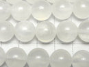 Selenite (Gypsum) Round 12mm half or 1strand beads (aprx.15inch/36cm)
