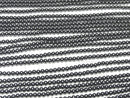 Terahertz  Small Size Round 3mm 1strand beads (aprx.15inch/37cm)