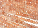 High Quality!  1strand $6.79! Sunstone AA++ Faceted Round 2mm  1strand beads (aprx.15inch/37cm)