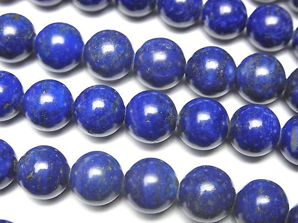 [Video] Lapislazuli AA++ Round 8mm half or 1strand beads (aprx.15inch/36cm)