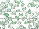 [Video] Green Aventurine AAA- Loose stone Oval Faceted 6x4mm 10pcs