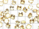 [Video]High Quality Citrine AAA Loose stone Square Faceted 7x7mm 4pcs