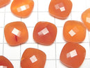 [Video] High Quality Carnelian AAA Undrilled Square Cushion Cut 14x14mm 3pcs $19.99!