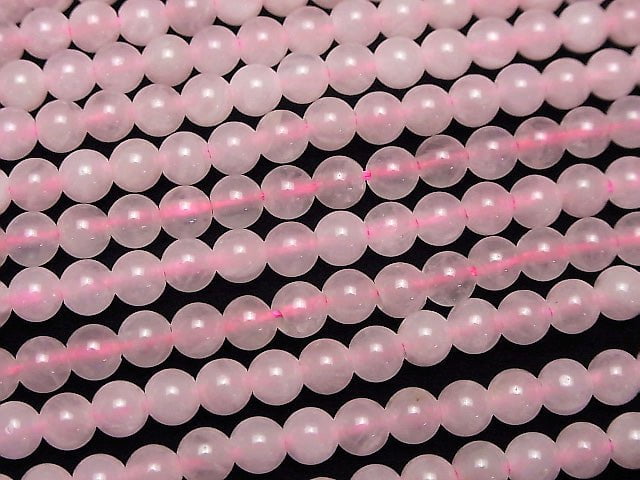 1strand $6.79! Rose Quartz Round 6mm [2mm hole] 1strand beads (aprx.14inch / 35cm)