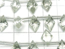 [Video] High Quality Green Amethyst AAA Diamond Concave Cut 12x8mm 1strand (8pcs )