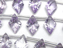 [Video] High Quality Amethyst AAA Diamond Concave Cut 12x8mm 1strand (13pcs)