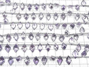[Video] High Quality Amethyst AAA Diamond Concave Cut 12x8mm 1strand (13pcs)