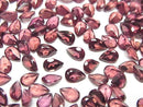 [Video]High Quality Rhodolite Garnet AAA Loose stone Pear shape Faceted 6x4mm 5pcs
