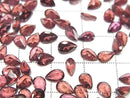 [Video]High Quality Rhodolite Garnet AAA Loose stone Pear shape Faceted 6x4mm 5pcs