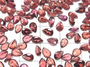 [Video]High Quality Rhodolite Garnet AAA Loose stone Pear shape Faceted 6x4mm 5pcs
